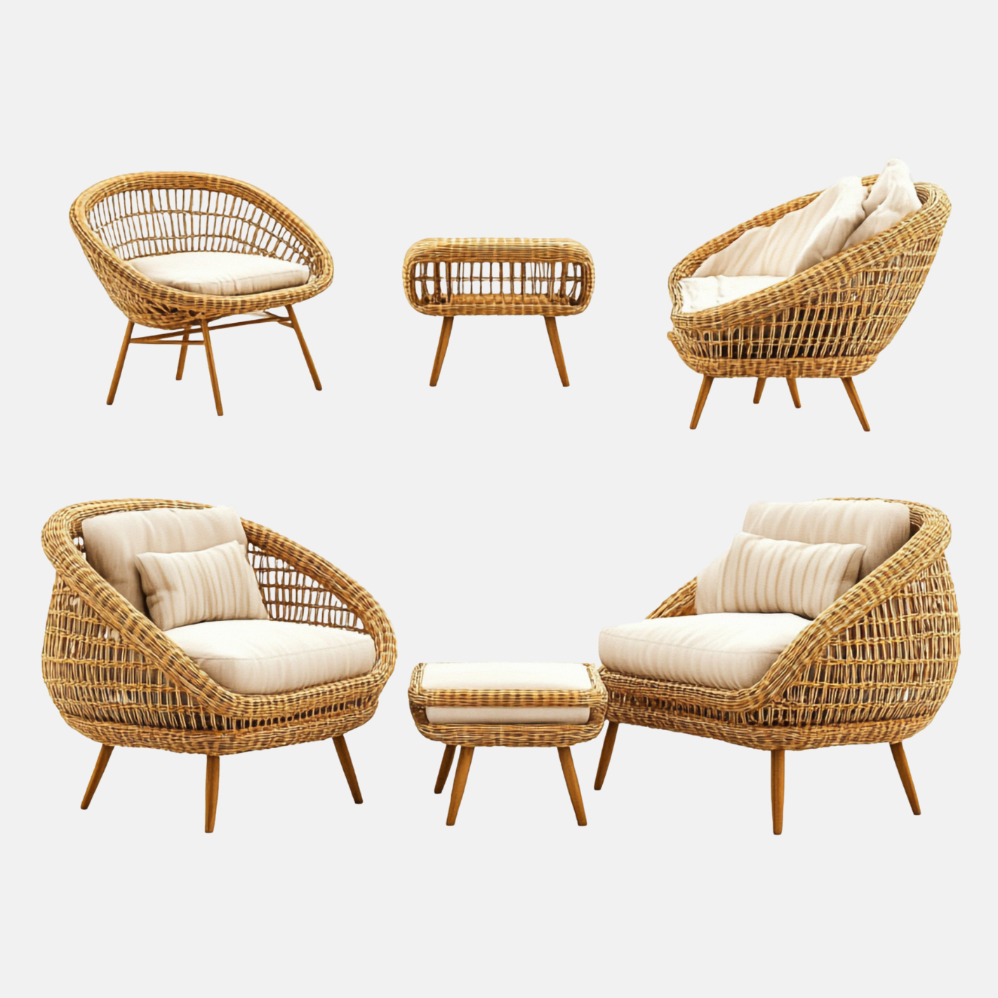 Teak Wood Outdoor Armchair