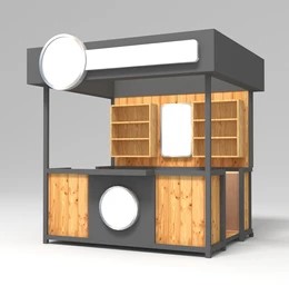 Mini Market Wooden Stand Booth
